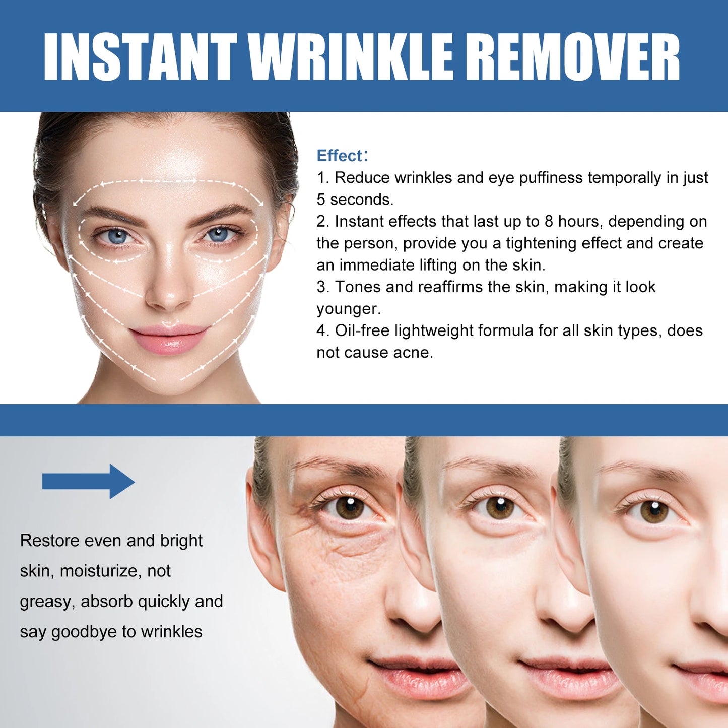 30g Retinol Anti Wrinkle Cream 5 Seconds Instant Smooth