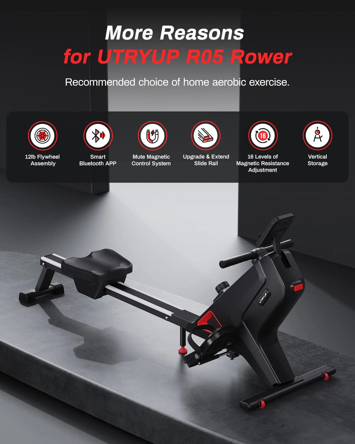 Magnetic Rowing Machines R05 Water Rower
