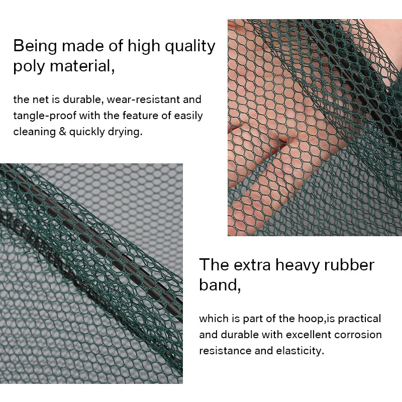 Telescopic Landing Net Folding Fishing Pole Extending