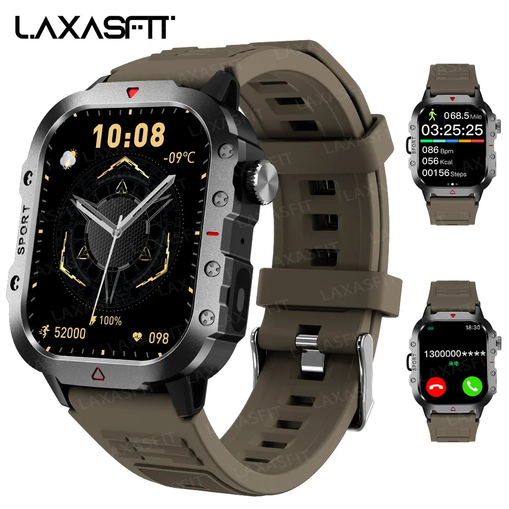 Men Sports Smart Watch 1.71 Screen Blood Oxygen Bluetooth