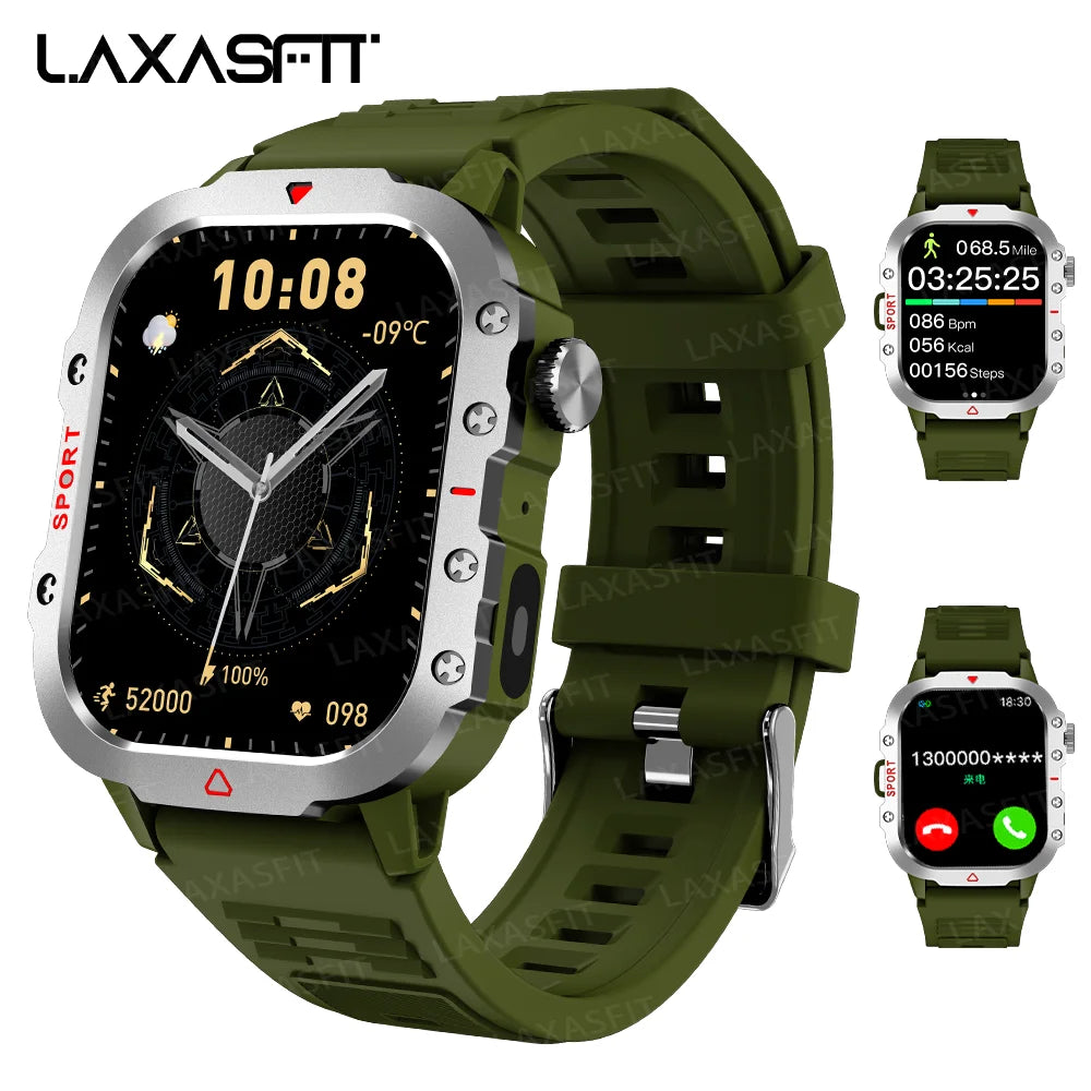 Men Sports Smart Watch 1.71 Screen Blood Oxygen Bluetooth