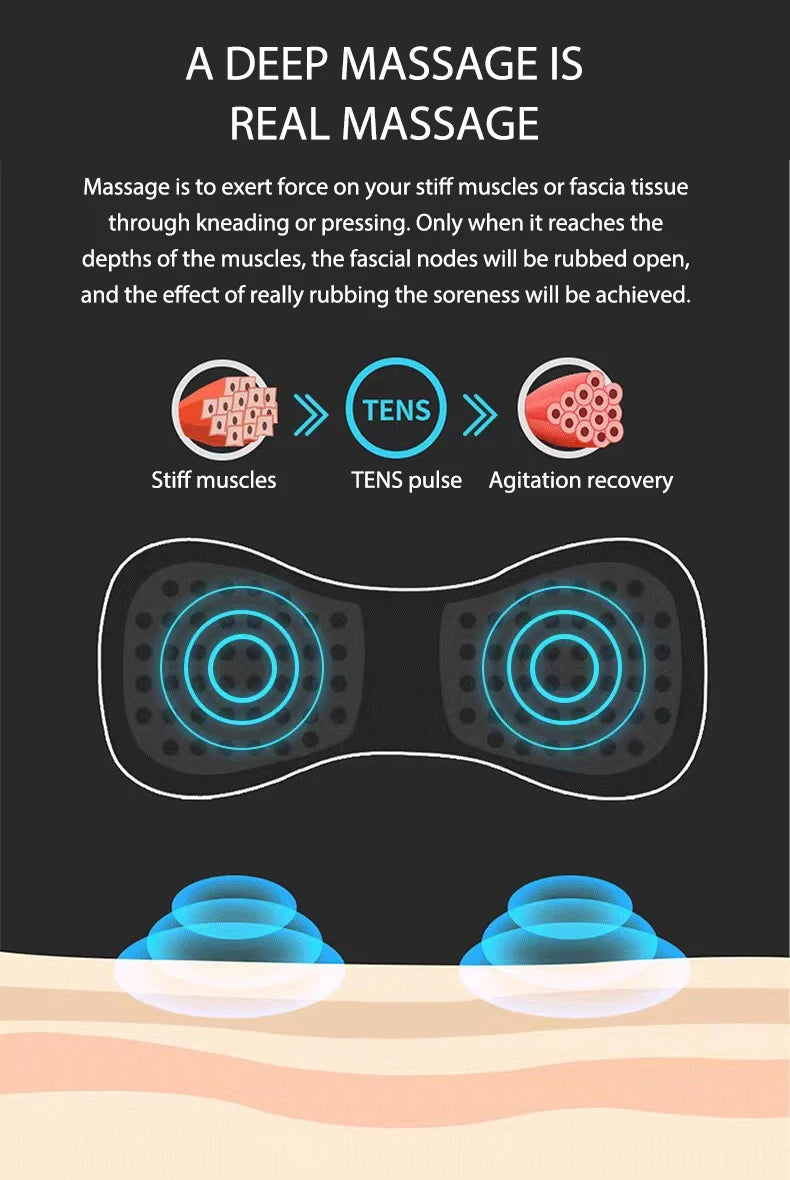 Tens Massager Electrode Pads For EMS Neck Massager