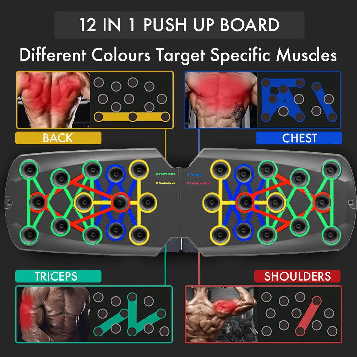 Push-up Board Set Portable Multifunctional Fitness Equipment