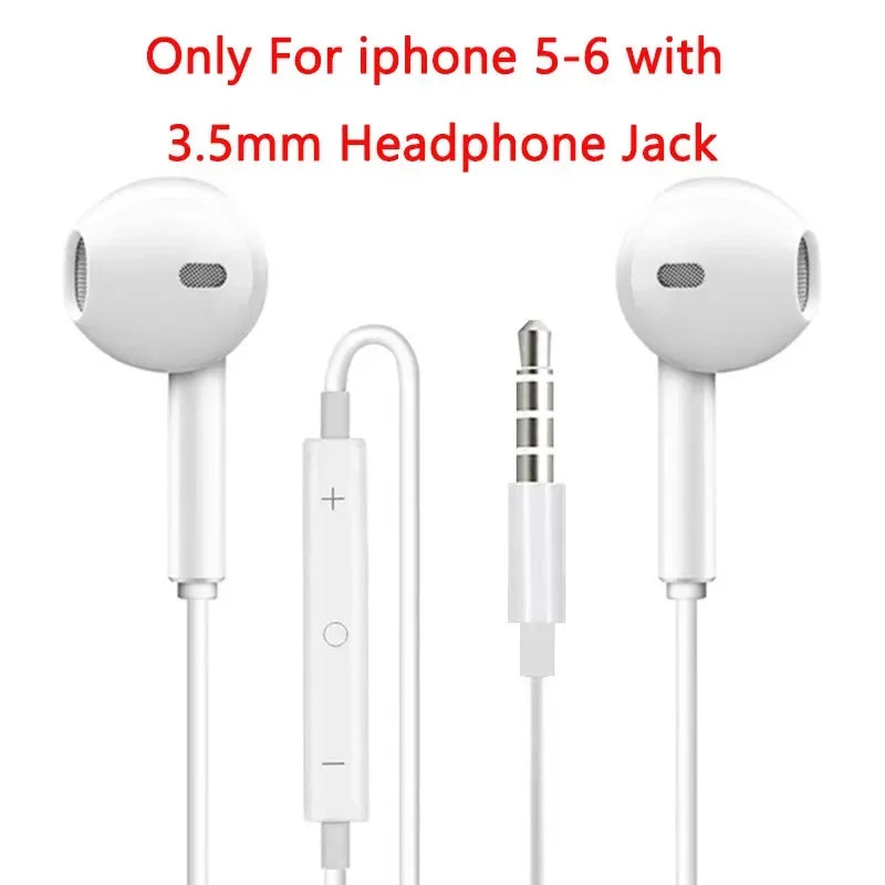 Original Headphones For Apple iPhone 16 15 Pro Max