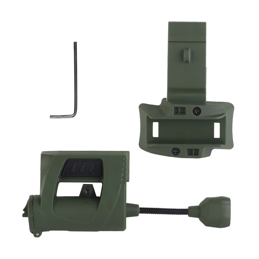 Tactical Helmet Light 3 Modes LED Flashlight