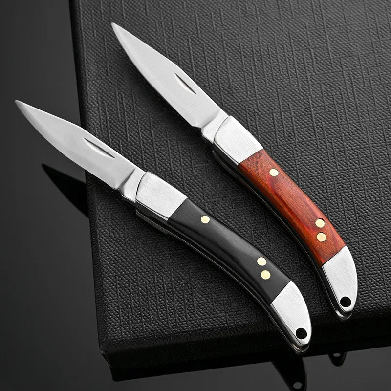 Mini Folding Knife Portable Keychain Pocket Knife Stainless Steel