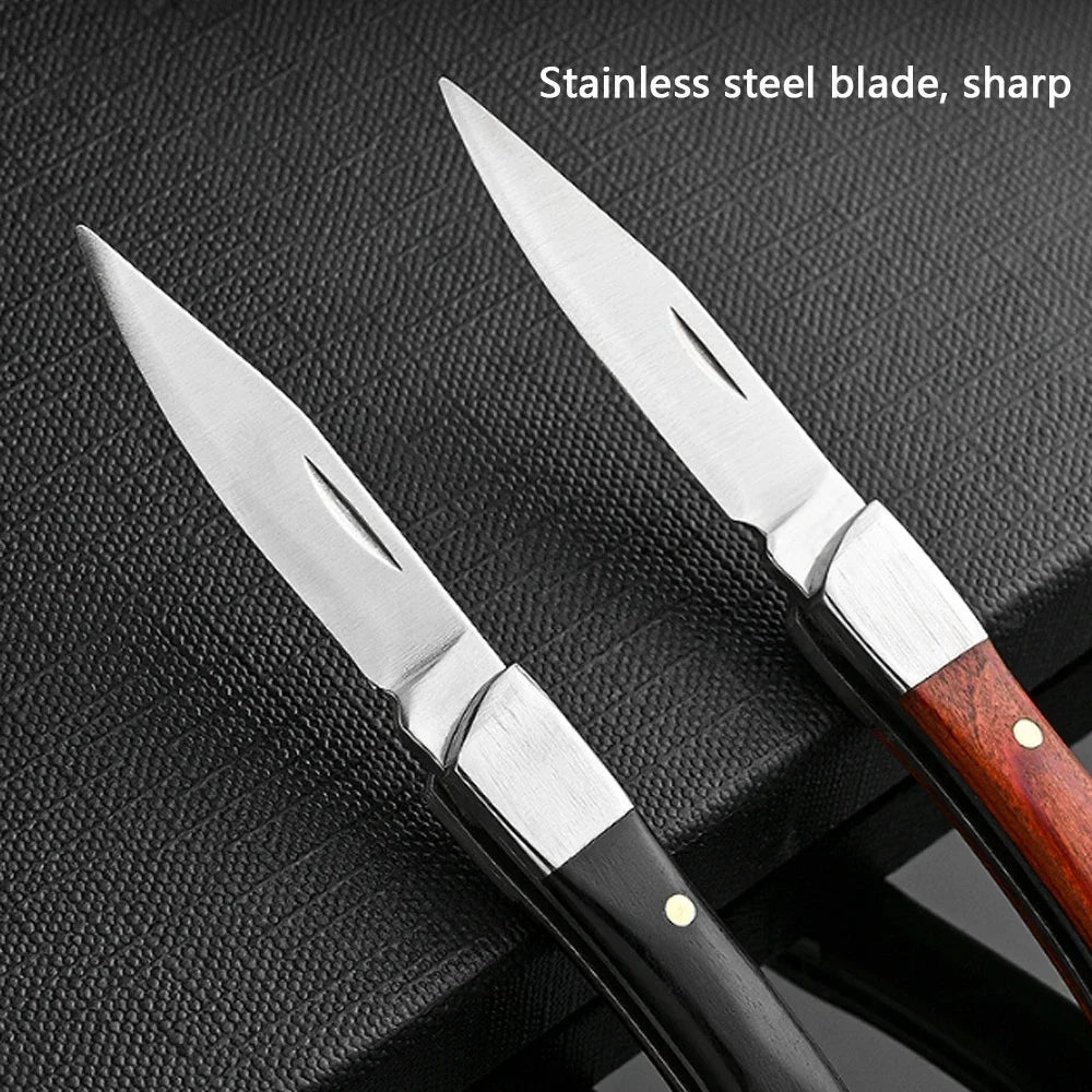 Mini Folding Knife Portable Keychain Pocket Knife Stainless Steel