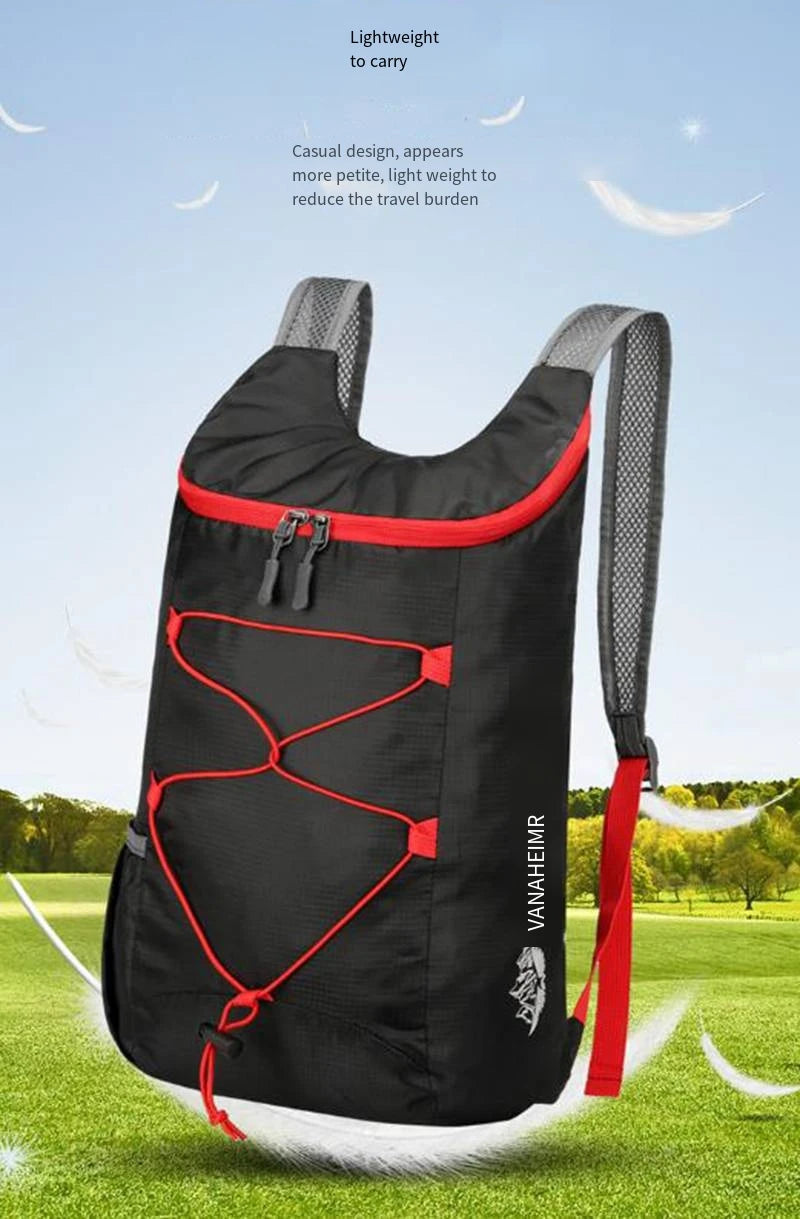 Multifunctional Outdoor Folding Backpack High Density Lightweight