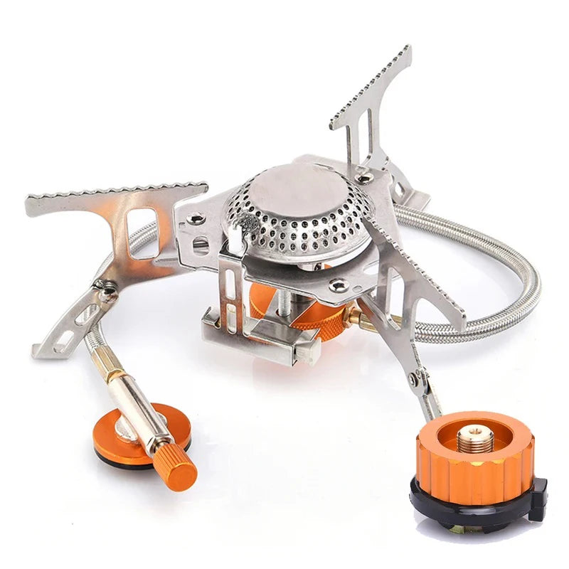 Camping Gas Stove Portable Folding Outdoor Backpacking