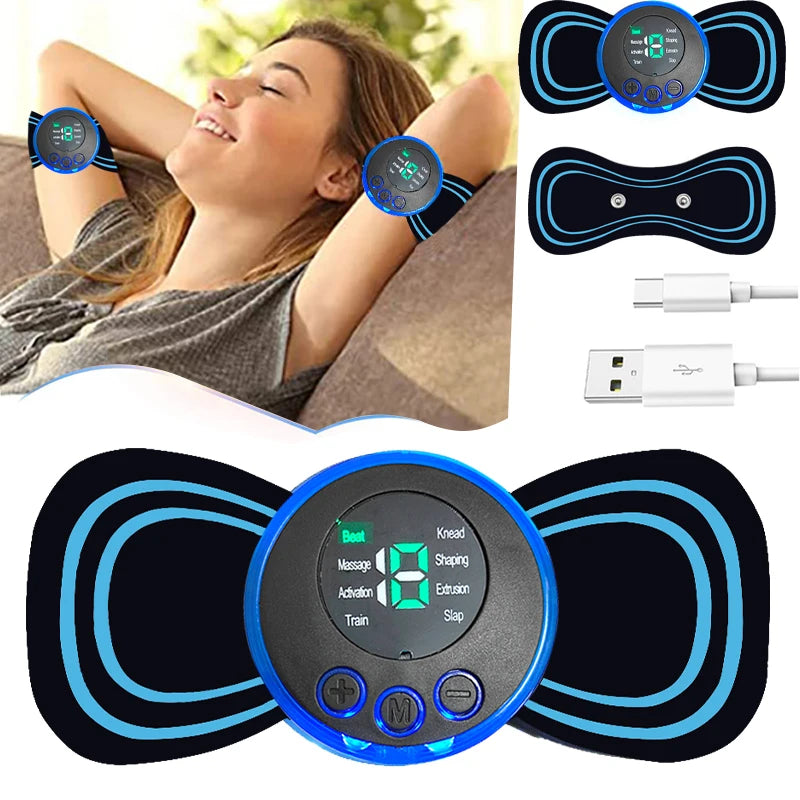 Portable Massage Foot Pad Massage Patch Massage Pen Cervical Neck