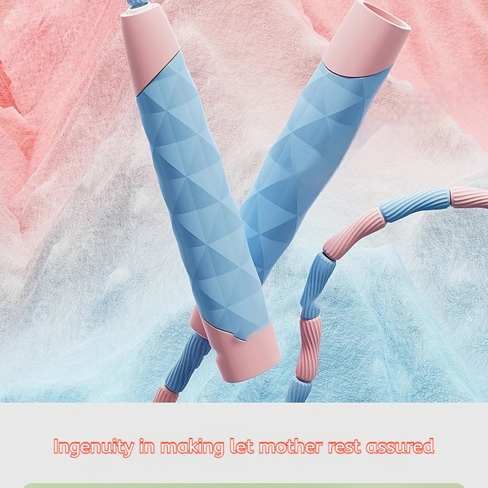 Silicone Bamboo Jump Rope Adjustable Home Cardio