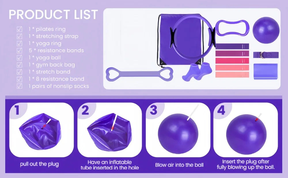 Weight Loss Professional Pilates Equipment Kit