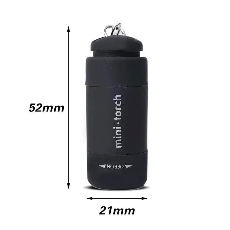 Led micro pocket flashlight portable USB rechargeable