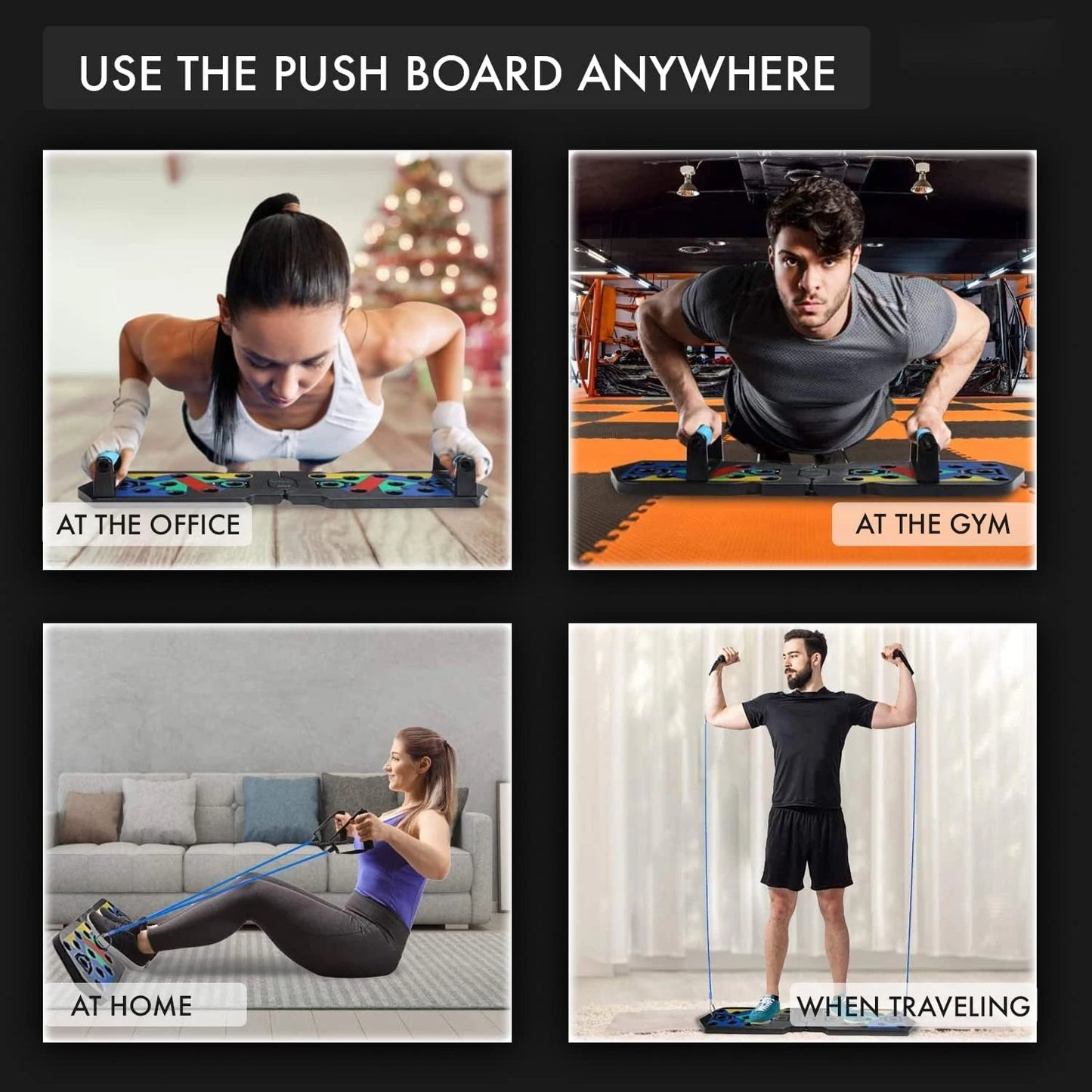 Push-up Board Set Portable Multifunctional Fitness Equipment