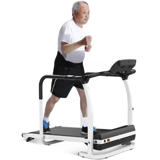 Upgrade Home Elderly Walking Machine Rehabilitation Treadmill For Home Fitness Exercise Limb Recovery Indoor Training Safety Tre