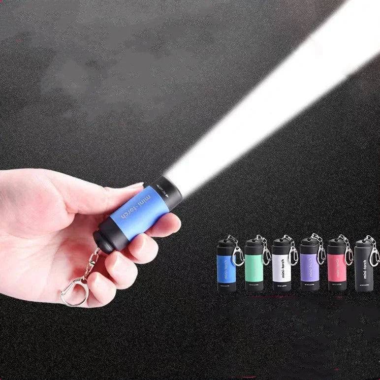 Led micro pocket flashlight portable USB rechargeable