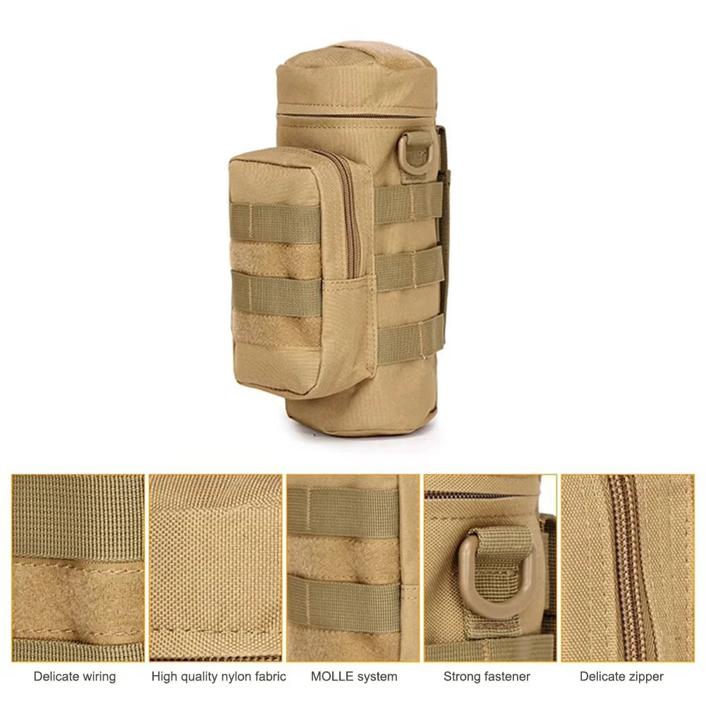 Tactical Molle Water Bottle Bag Pouch Holder Outdoor Travel