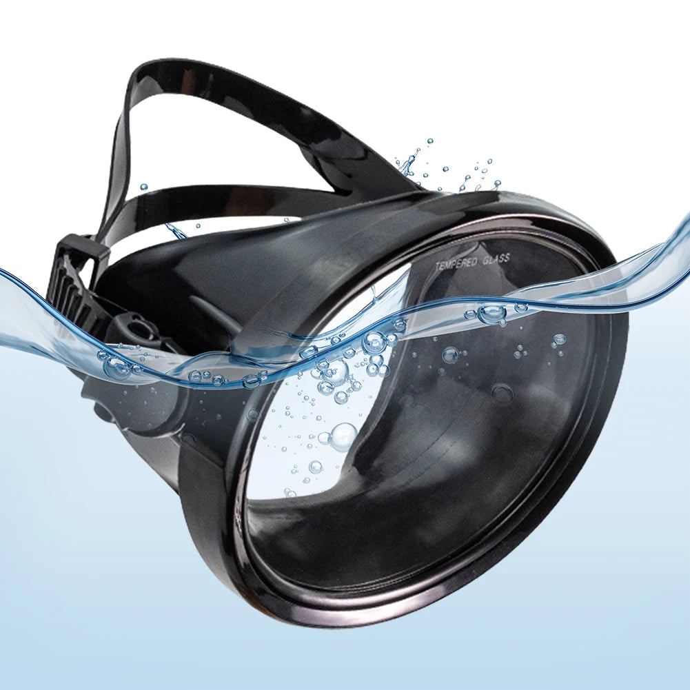 Oval Diving Mask Single Lens Scuba Mask