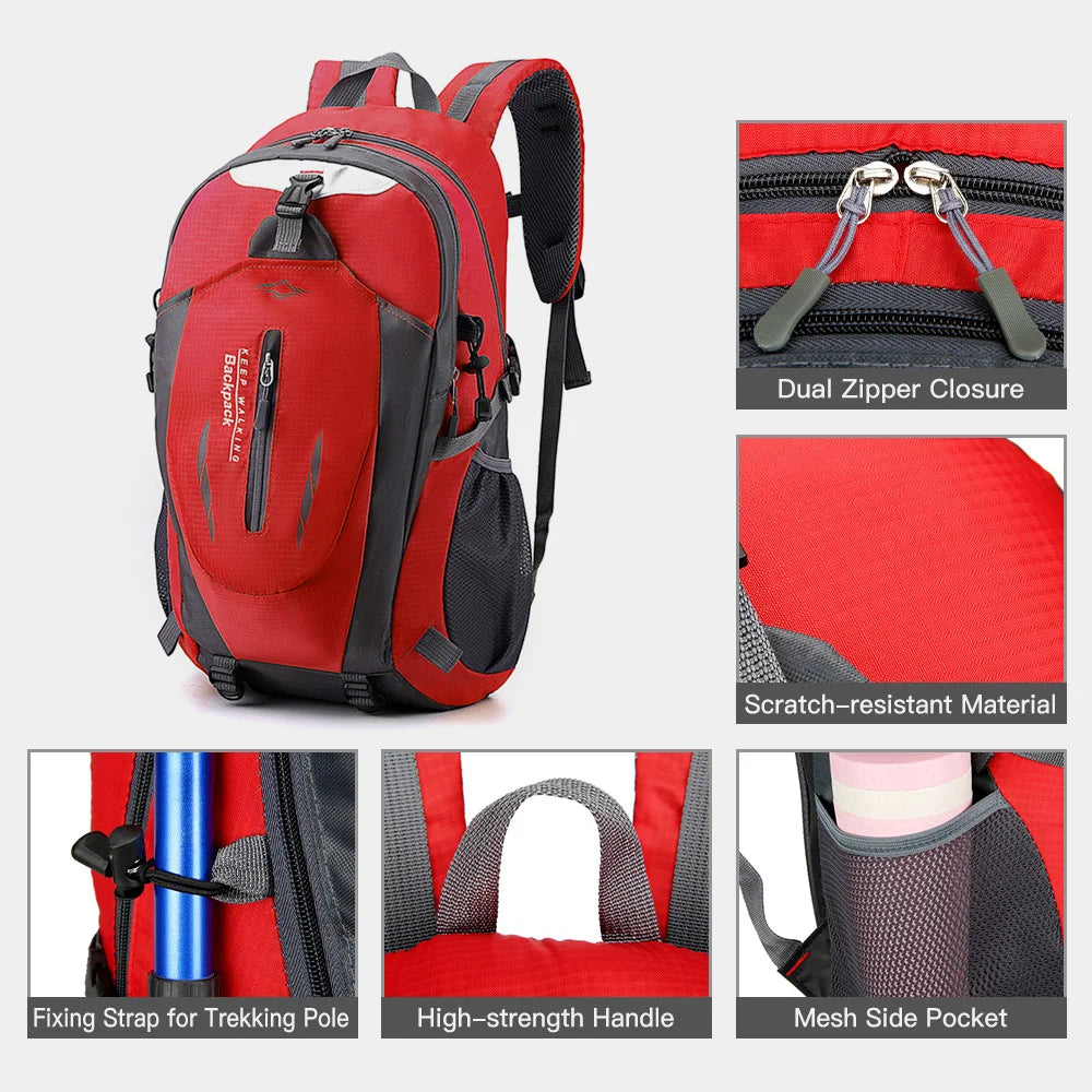 Hiking Backpack 40L Waterproof Lightweight Outdoor Hiking