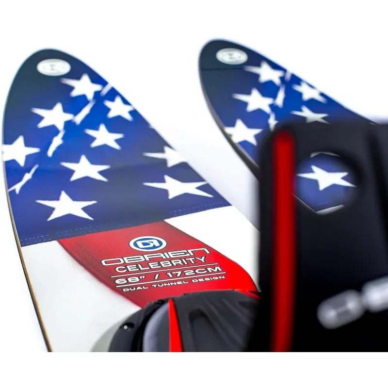 O'Brien Celebrity 68" Combo Waterskis Versatile Water Skis