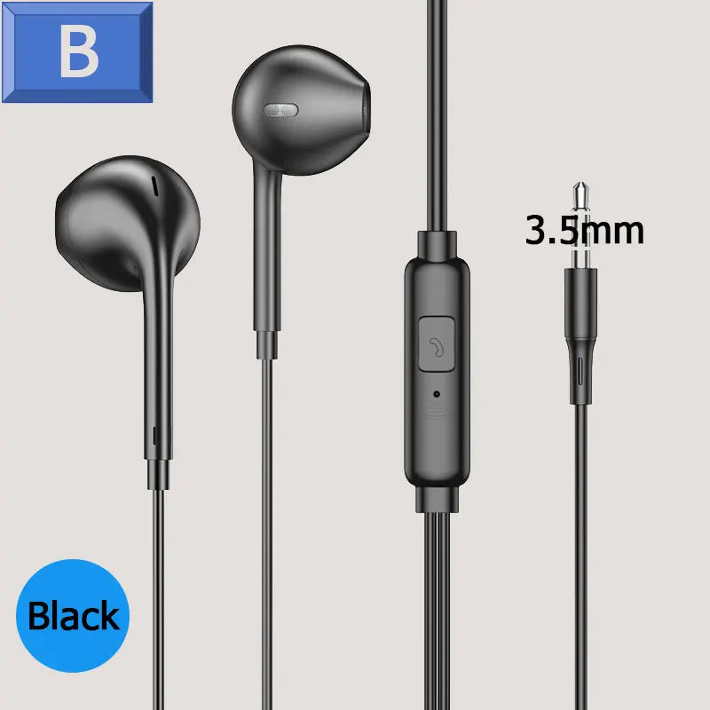 3.5mm Wired Headphones In Ear Headset for Samsung