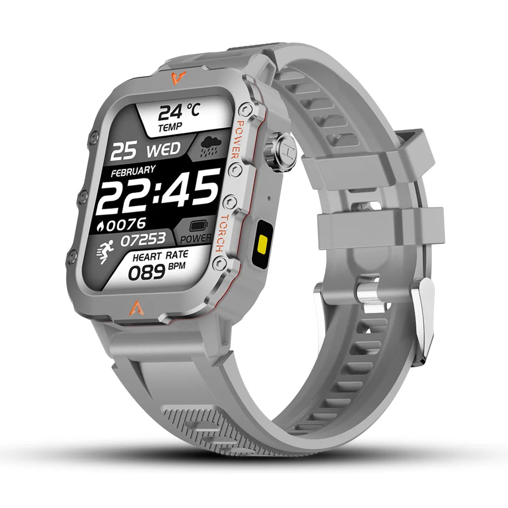 Men Sports Smart Watch 1.71 Screen Blood Oxygen Bluetooth