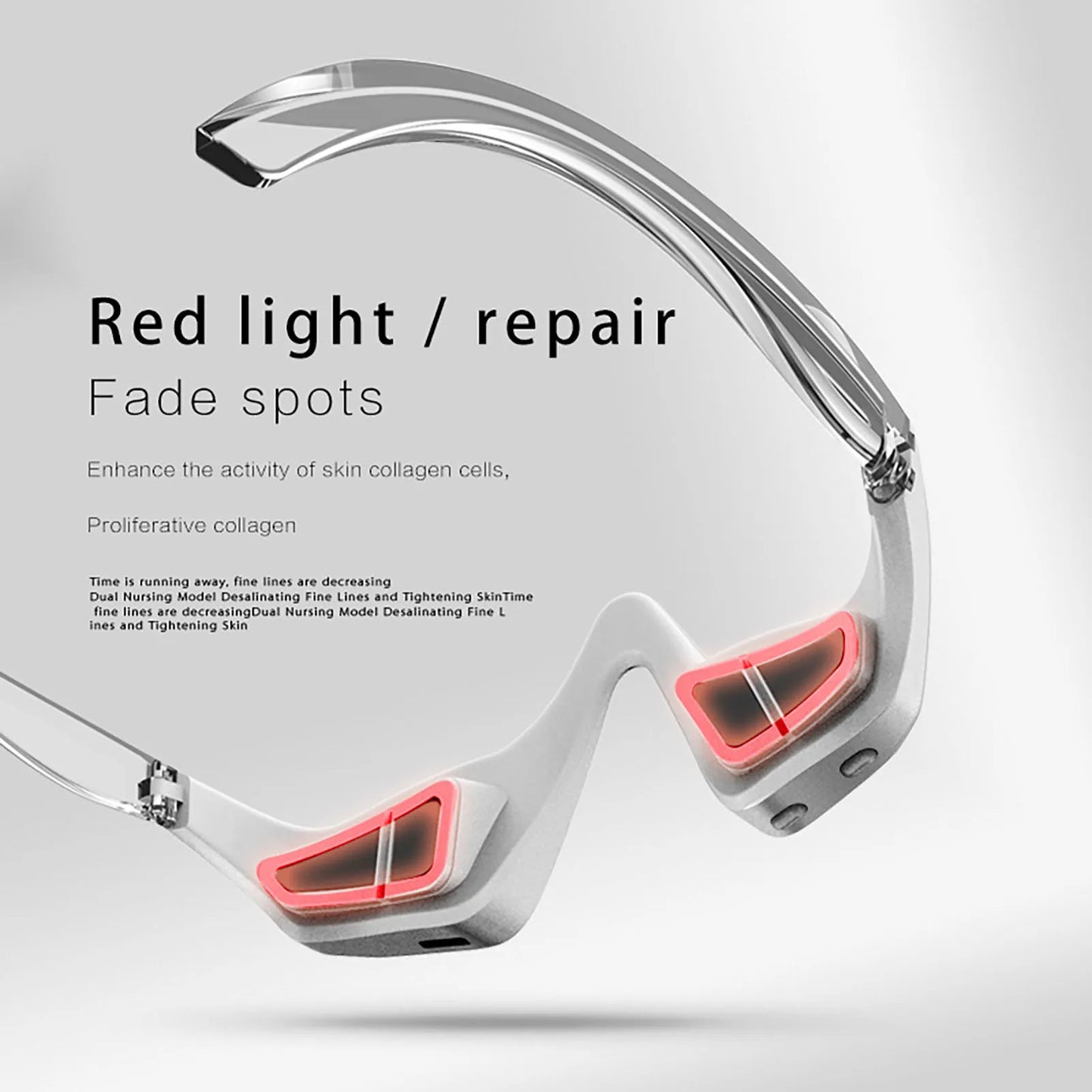 Eye Skin Care Red Light Therapy Device Toner
