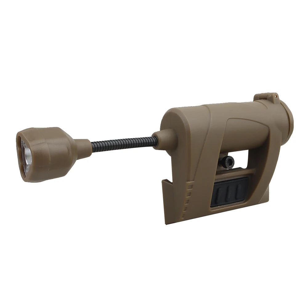 Tactical Helmet Light 3 Modes LED Flashlight