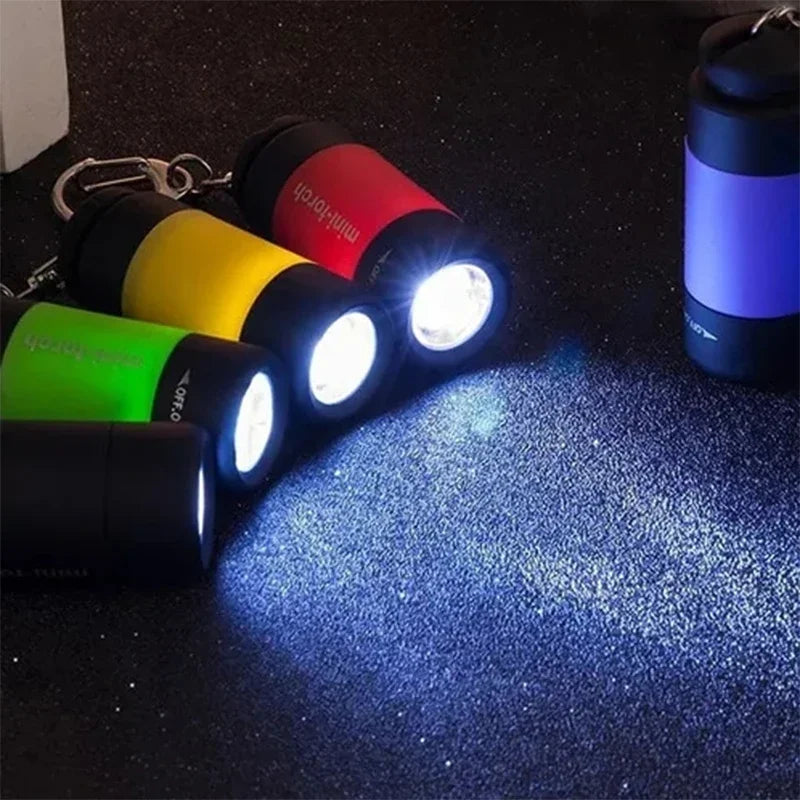 Led micro pocket flashlight portable USB rechargeable