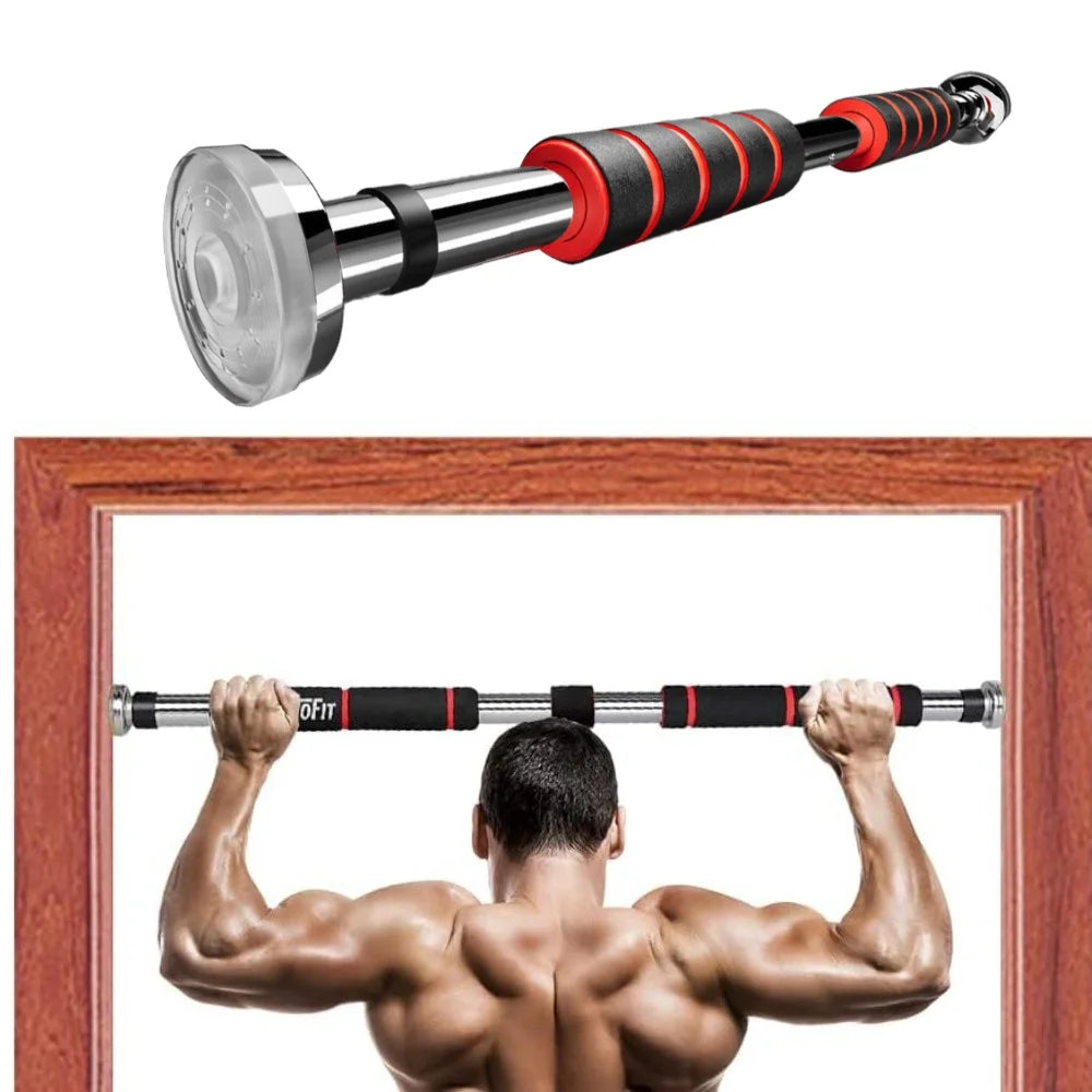 Heavy Duty Telescopic Pull Up Bar Doorway Mounted