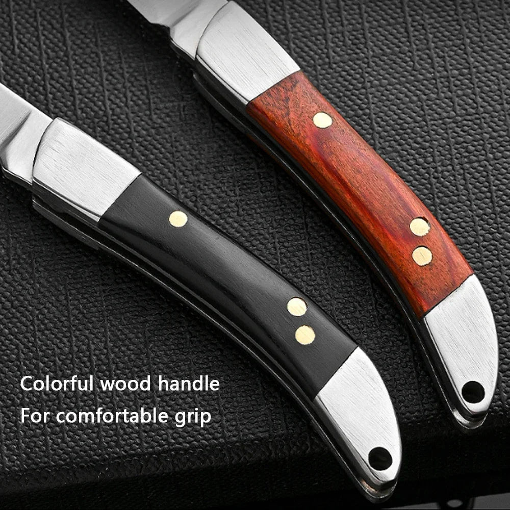 Mini Folding Knife Portable Keychain Pocket Knife Stainless Steel
