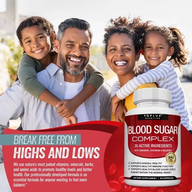 Vitamin C, Vitamin E Supplement, Blood Sugar Complex, Supports Heart Health