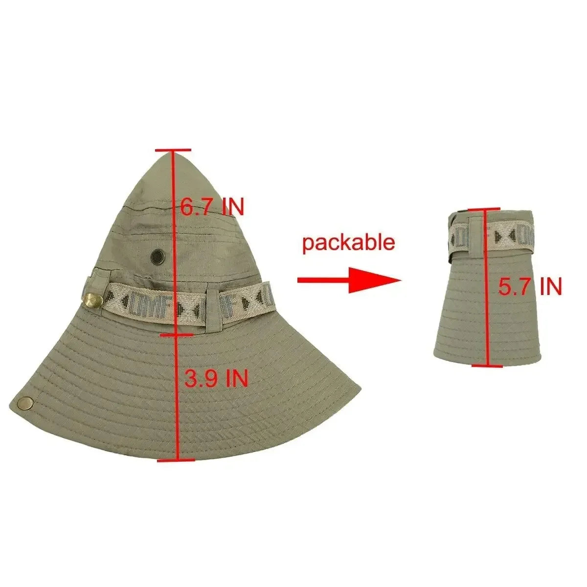 Summer Men Bucket Hat Outdoor UV Protection
