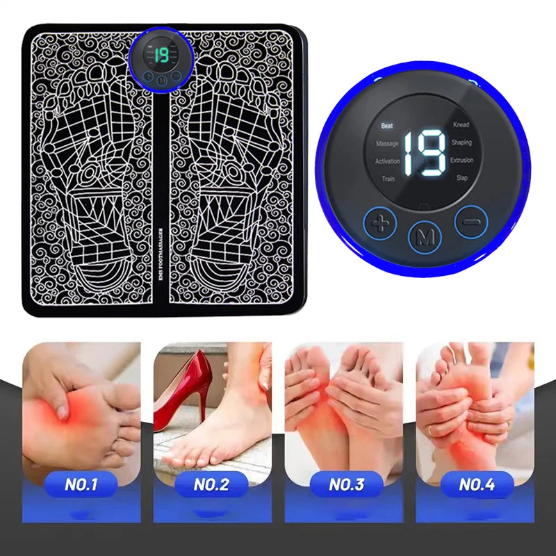 Portable Massage Foot Pad Massage Patch Massage Pen Cervical Neck