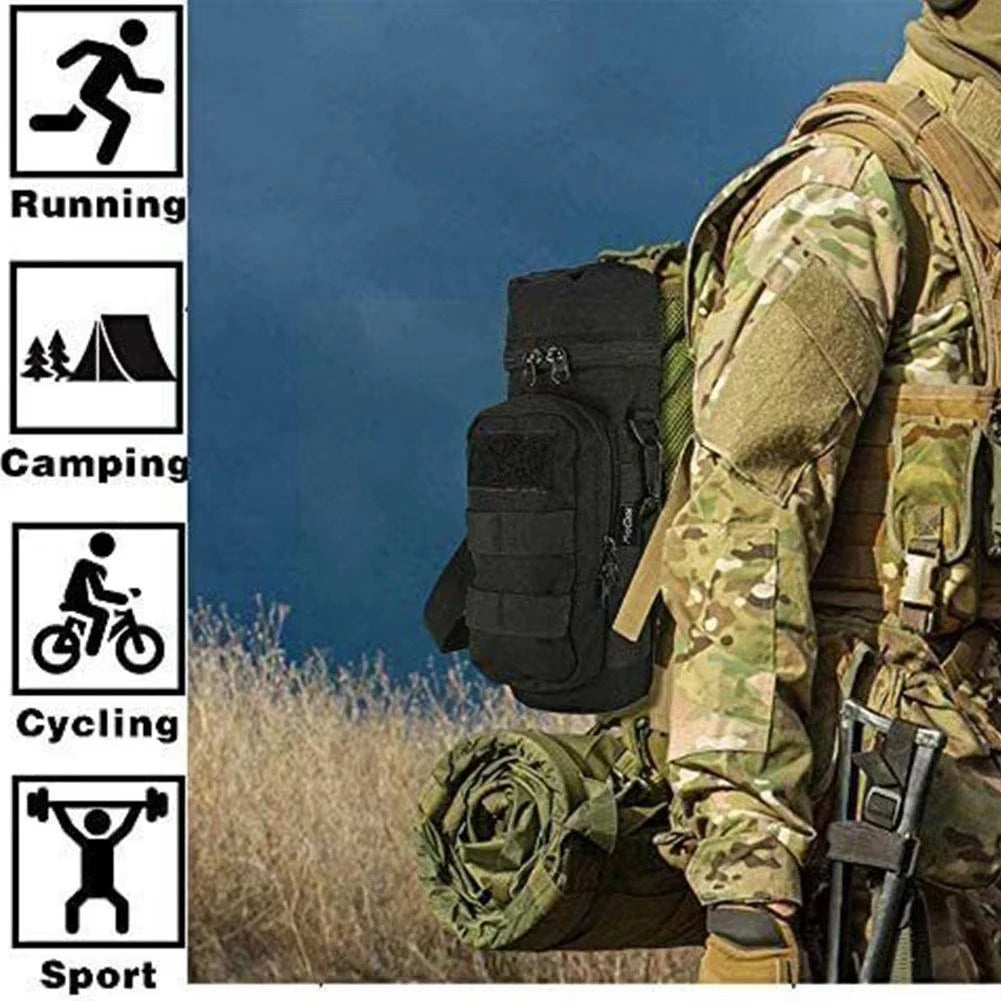 Tactical Molle Water Bottle Bag Pouch Holder Outdoor Travel