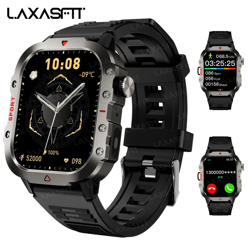 Men Sports Smart Watch 1.71 Screen Blood Oxygen Bluetooth
