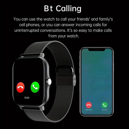 2025 New Bluetooth Answer Call Smart Watch Men Touch Call Fitness Tracker