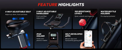 Exercise Bike S38 Indoor Cycling Magnetic Resistance