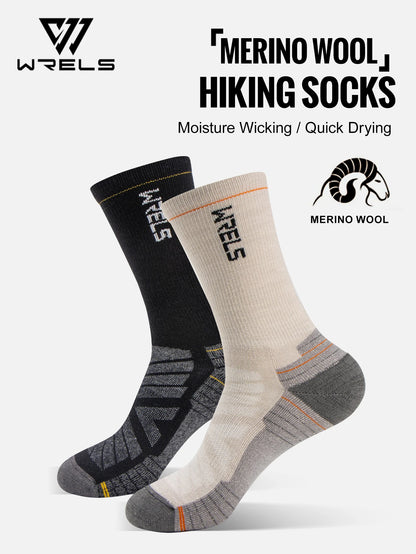 Wool Socks Hiking Running Socks Soft Lightweight Shock Absorption Damping