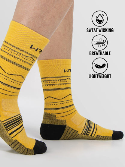 Wool Socks Hiking Running Socks Soft Lightweight Shock Absorption Damping