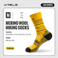 Wool Socks Hiking Running Socks Soft Lightweight Shock Absorption Damping