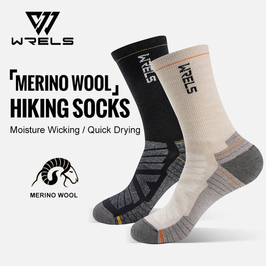 Wool Socks Hiking Running Socks Soft Lightweight Shock Absorption Damping
