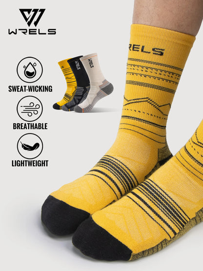 Wool Socks Hiking Running Socks Soft Lightweight Shock Absorption Damping