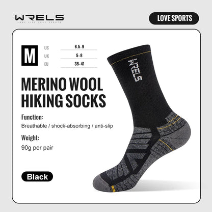 Wool Socks Hiking Running Socks Soft Lightweight Shock Absorption Damping