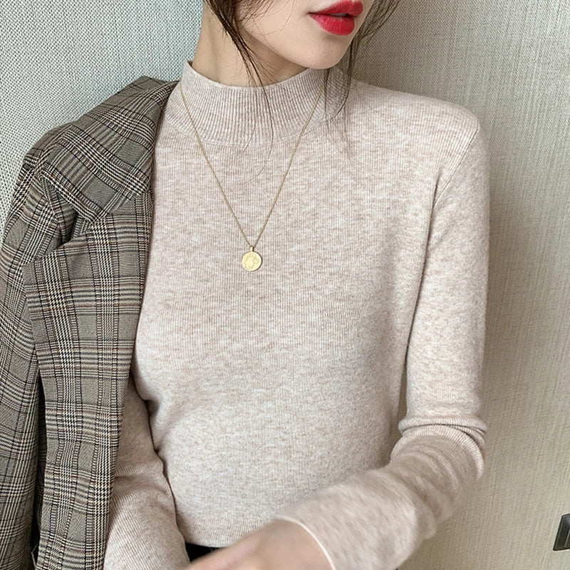 Turtleneck Sweater Women Fashion 2024