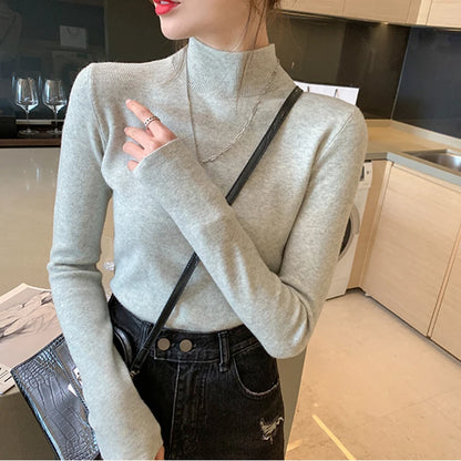Turtleneck Sweater Women Fashion 2024