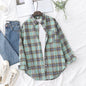 Brand Women's Flannel Plaid Shirts 2025