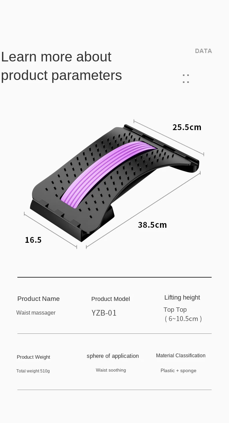 Lumbar Soothing Device, Lumbar Stretching Massager