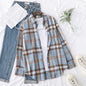 Brand Women's Flannel Plaid Shirts 2025