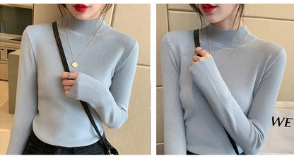 Turtleneck Sweater Women Fashion 2024